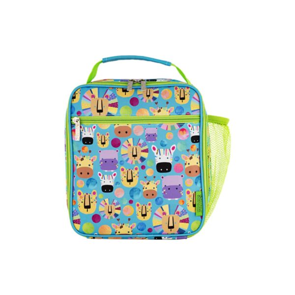 MW Kasey Rainbow Critters Insulated Children's Lunch Bag Blue