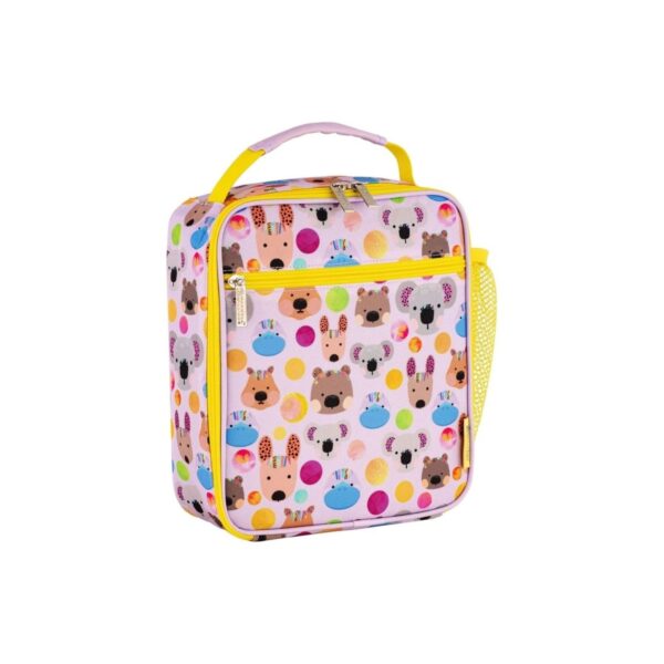 MW Kasey Rainbow Critters Insulated Children's Lunch Bag Pink - Image 2