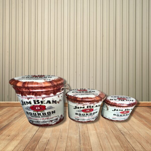 Tin Ottoman - Jim Beam - Image 2