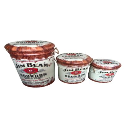 Tin Ottoman - Jim Beam