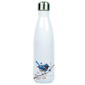Australia Wildlife Animal Vacuum Insulated Drinking Bottle - Blue-wren