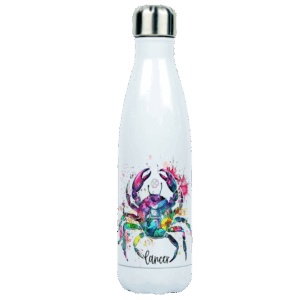 Designed Zodiac Stainless Vacuum Insulated Drinking Bottle 500ml - Cancer