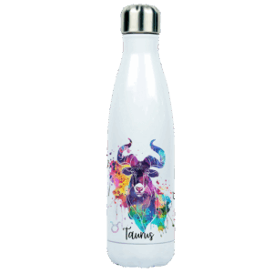Designed Zodiac Stainless Vacuum Insulated Drinking Bottle 500ml - Taurus