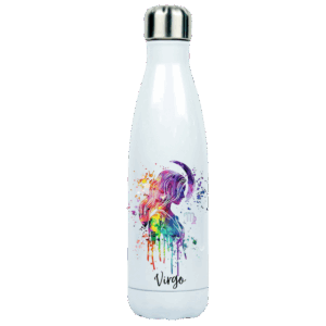 Designed Zodiac Stainless Vacuum Insulated Drinking Bottle 500ml - Virgo