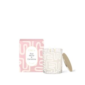 CIRCA Soy Scented Candle 350g - Rose Nectar & Clementine