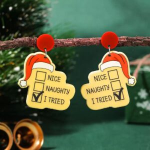 Christmas Earrings – I Tried
