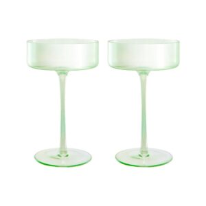 MW Glamour Coupe Glass Set of 2 Gift Boxed
