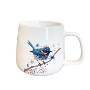 Australia Wildlife Animal Ceramic Mug 315ml - Blue-wren