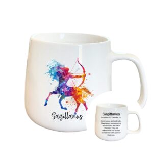 Designed Zodiac Ceramic Mug 315ml – Sagittarius