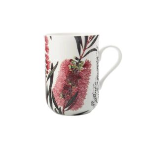 Maxwell & Williams Royal Botanic Gardens Australian Botanics Mug Bottlebrush 300mL Gift Boxed