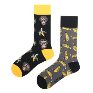 Odd Paired Socks - Gorilla & Banana