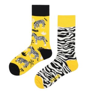 Odd Paired Socks - Zebra