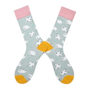 Paired Socks - Polar Bear (Grey)
