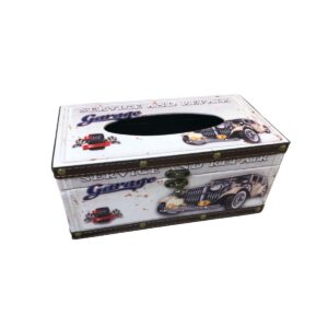Vintage Tissue Box Case - Car