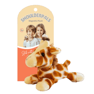 Magnetic Shoulder Pals Plush Toy 16cm - Giraffe