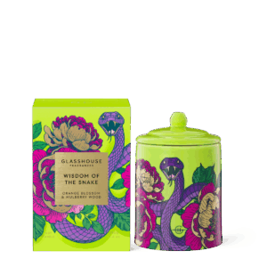 Glasshouse Triple Scented Soy Candle 380g - Wisdom Of The Snake (Limited Edition)