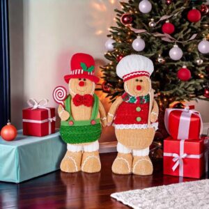 Knitted Standing Gingerbread Man