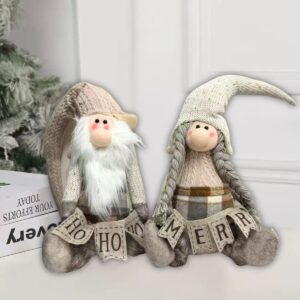 Gnome Siting Plush Decor